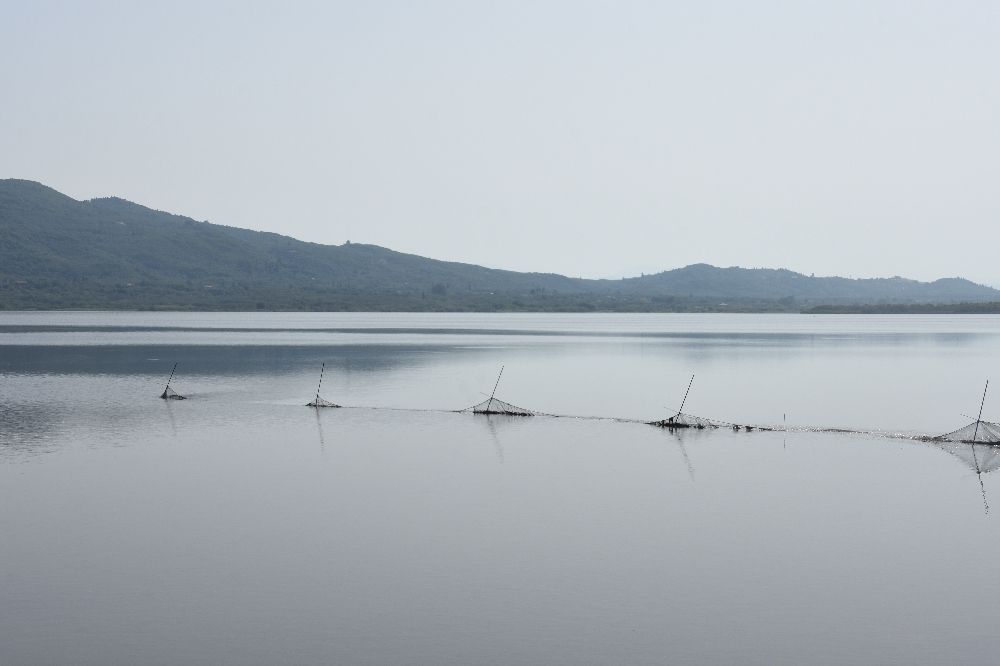 In the lake of Korissia